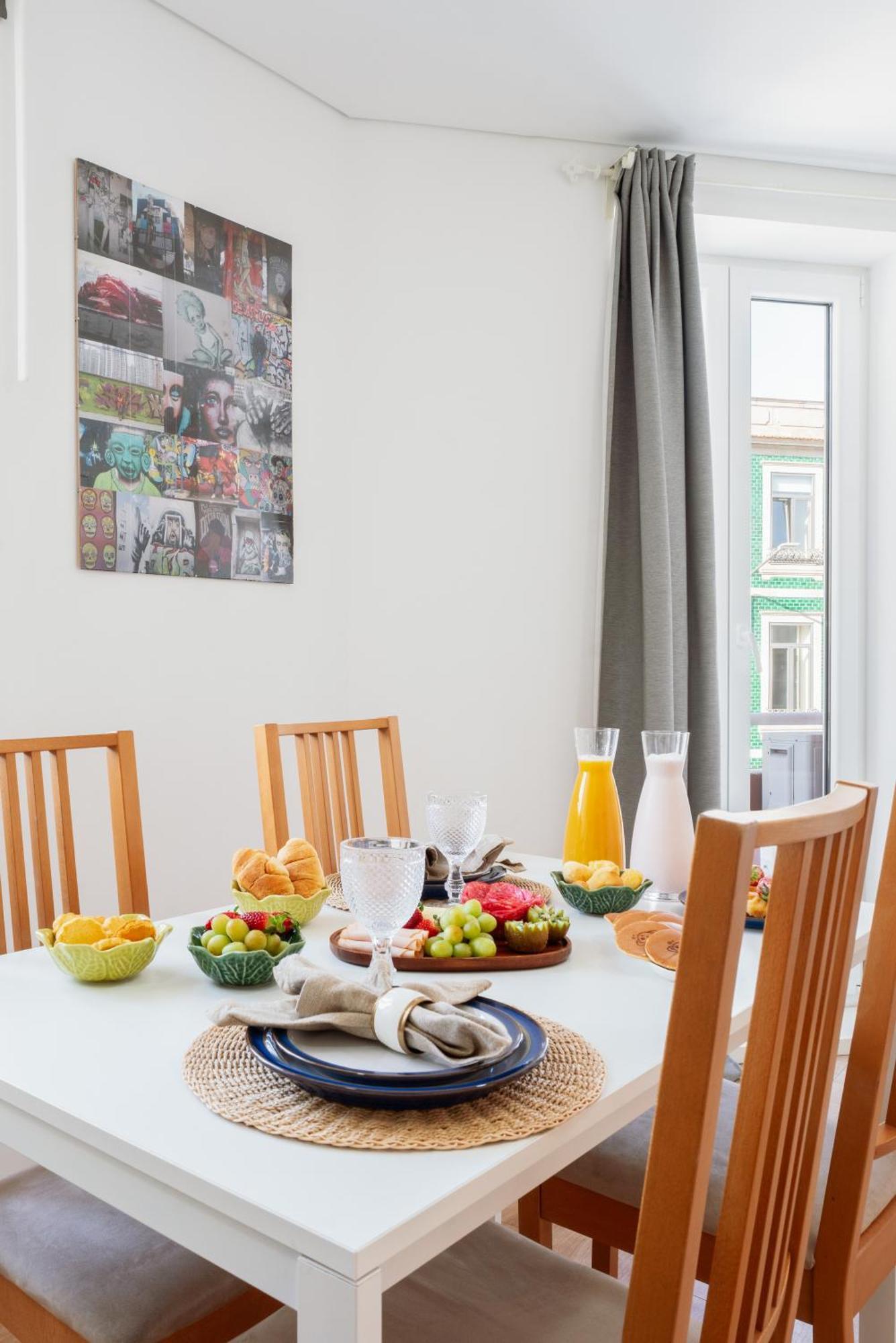 Ferienwohnung Host Wise - Flat W Free Private Parking - Bright & Cozy Porto Exterior foto